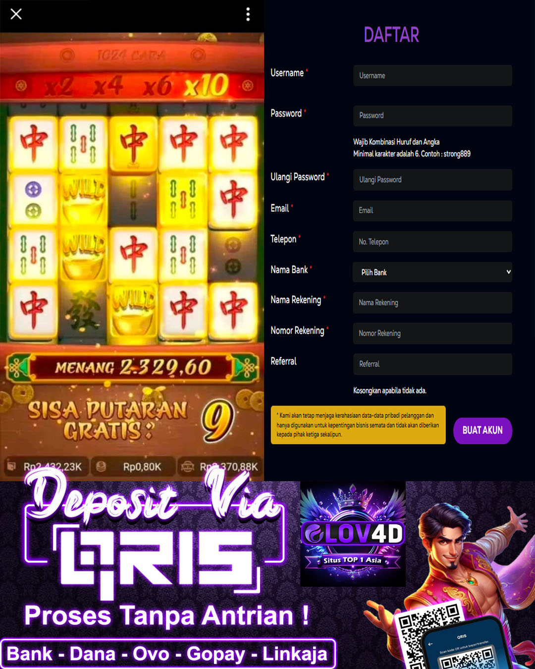LOV4D login alternatif: LINK LOGIN LOV4D login alternatif DEPOSIT PULSA IM3,INDOSAT,TRI,TELKOMSEL,XL,OVO DAN GOPAY HARI INI